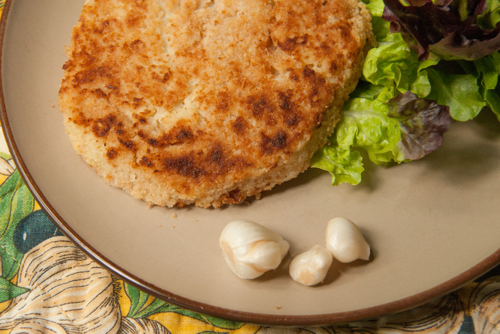 wild garlic potato pancakes