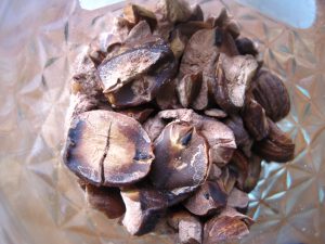 hot leached acorns