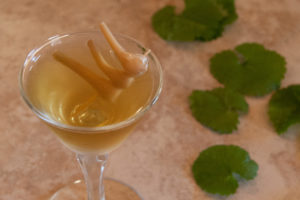 garlic mustard martini