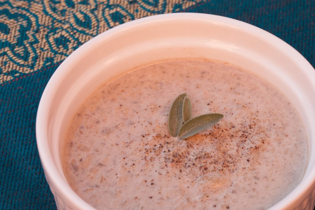 roasted sunchoke soup