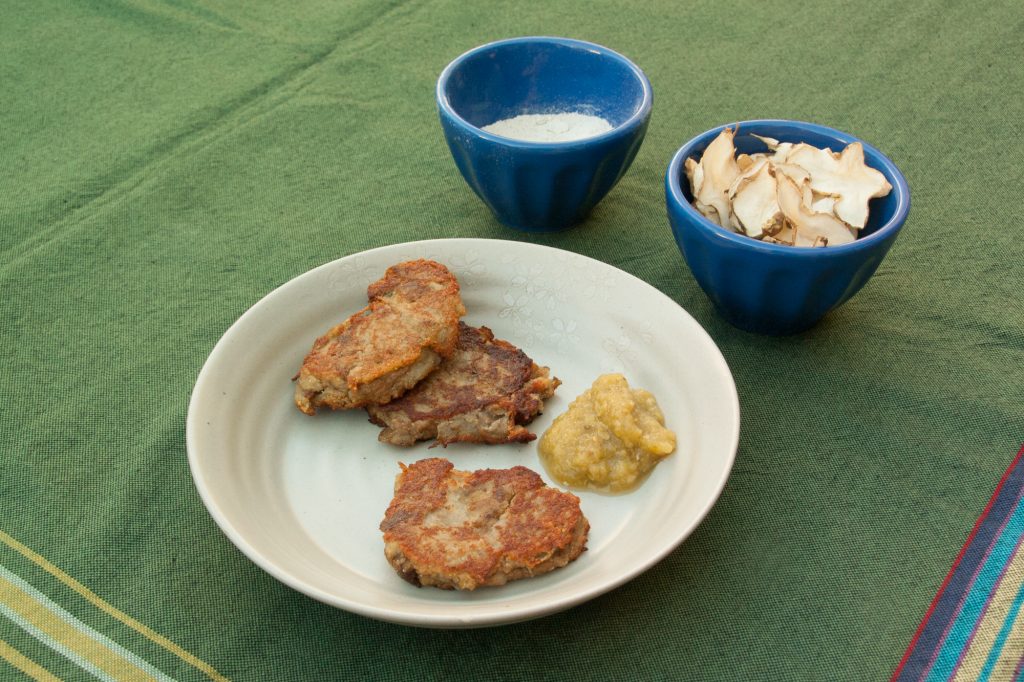 Jerusalem artichoke fritters