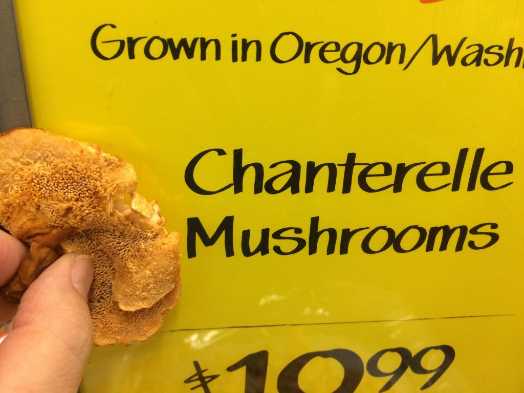 hedgehog mushrooms are NOT chanterelles.