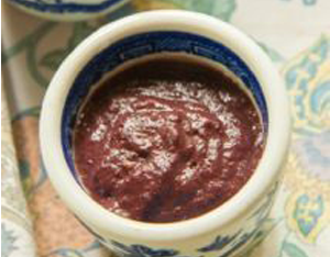 Juneberry-pudding