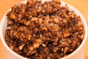 chopped mushrooms